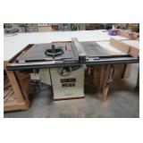 Jet 10 inch tilting arbor saw, Xacta saw deluxe, w/Biesemeyer fence, 3 hp