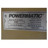 Powermatic shaper model 2700, w/Powermatic feeder