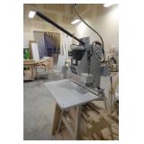 Delta adjustable shelf boring machine, single phase
