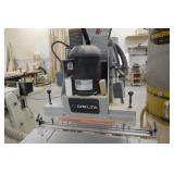Delta adjustable shelf boring machine, single phase