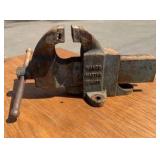 vintage Montgomery Ward bench vise