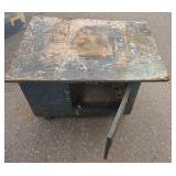 rolling wooden storage