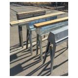 sawhorses various sizes 5 in lot