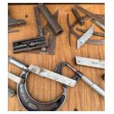 vintage tool chest  micrometer