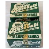 (2) 1987 Topps Traded Baseball Card Sets