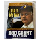 Bud Grant Autographed "I Did It My Way" Minnesota Vikings Football Book