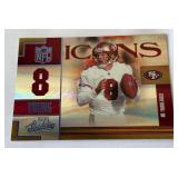 Steve Young /25 2007 Donruss Playoff Absolute NFL Icons #NFL-26 Numbered 09/25 Football Card