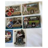 8 Numbered Upper Deck "A Piece of History" Baseball Cards - (6) /199, (1) /99, (1) /149