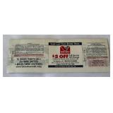 Eric Milton No-Hitter Ticket  - March 6, 1999 Minnesota Twins Baseball