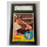 1963 Topps Lou Klimchock #542 High # SGC 84 / 7 NM Vintage Baseball Card