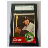 1963 Topps Bob Schidt #94 SGC 84 /7 NM Vintage Baseball Card