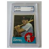 1963 Topps Bud Zipfel #69 Graded 7 NM Vintage Baseball Card