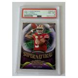 Trey Lance PSA 8 NM-MT RC 2020 Contenders Supernatureal #SNTLA Rookie Football Card