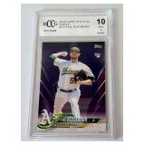 Paul Blackburn RC Mint 10 2018 Topps Toys R Us Purple #272 Rookie Baseball Card