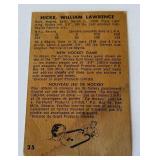 1962 Parkhurst Hockey William Hicke #25 Vintage Card