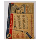 1954 Topps Glen Skov #16 Vintage Hockey Card