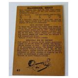 1963-64 Parkhurst Nruce MacGregor #41 Vintage Hockey Card
