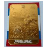 Michael Jordan Limited Edition /999 23kt Gold Diamond Card 1997 Fleer Numbered 042/999 Basketball Card