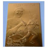 Mickey Mantle 22kt Gold Limited Edition Baseball Card