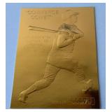 Mickey Mantle 22kt Gold Limited Edition Baseball Card