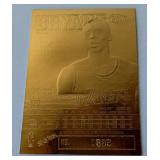 Kobe Bryant 23 kt Gold Z-Force1997 Skybox Limited Edition Basketball Card