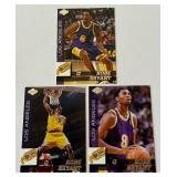 Kobe Bryant 3-Card 1999 Edge Basketball Lot