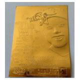 Mark McGwire 23kt Gold w/ Gemstone 70 Home Run Limited Edition Gems of a Season Baseball Card