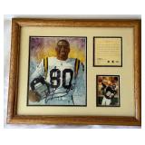 Cris Carter Autographed Limited Edition /12,500 Minnesota Vikings Football Print