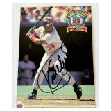 Kirby Puckett Autographed Post Card 1997 Kirby Puckett Weekend w/ Ticket Stub May 24, 1997 Minnesota Twins Baseball