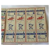 Minnesota Twins 1981 Playoffs Ticket Set - Western Division / ALCS / World Series Phantom Tickets
