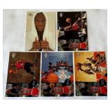 Michael Jordan Decade of Dominance 5-Card Basketball Set