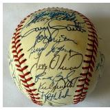 Kirby Puckett and 1989 Minnesota Twins Team Signed Baseball - Oliva, Hrbek, Kelly, Gagne, Gaetti, Aguilera, Laudner, Tapani - 35 Autographs!!