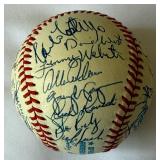 Kirby Puckett and 1989 Minnesota Twins Team Signed Baseball - Oliva, Hrbek, Kelly, Gagne, Gaetti, Aguilera, Laudner, Tapani - 35 Autographs!!