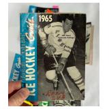 (7) Vintage Collegiate Scholastic Ice Hockey Guides - 1965-1973