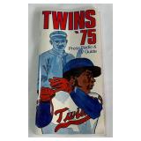 1975 Minnesota Twins Baseball Vintage Press Guide