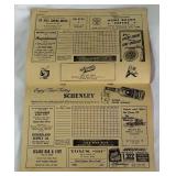 1949 St. Paul Saints Vintage Baseball Program