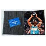 Penny Hardaway Autographed Basketball Photo w/ UD COA