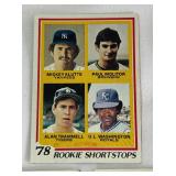 1978 Topps 3-Card Star Rookie Lot - Molitor, Trammell, Whitaker, Murphy