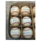 (11) Autographed Baseballs - Misc Players Including Jose Cruz Jr. - Rawlings Official Baseballs
