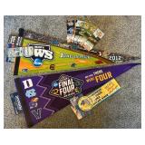 NCAA Final Four and College World Series Pennants, Ticket Sets, and More