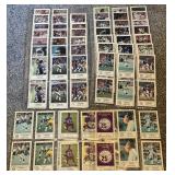 Lot of 100 Minnesota Vikings Burger King Crime Prevention Football Cards