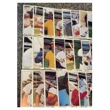 1975 SSPC Baseball Puzzle Back Complete Set of 24 - Aaron, Rose, Carew, Munson, Seaver, Jackson, Bench