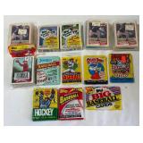 (13) Various Baseball, Hockey, and Other Wax Packs and More