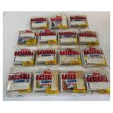 (15) 1988 Topps Baseball Card Hanger Packs