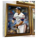 (3) Framed Baseball Autographs - Bill Madlock, Mickey Rivers, Rick Hayes