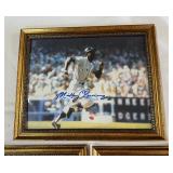 (3) Framed Baseball Autographs - Bill Madlock, Mickey Rivers, Rick Hayes