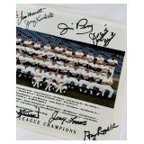 Minnesota Twins Team Signed Photo w/ 10 Autos - Killebrew, Perry, Grant and More