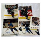 (5) NHL Hockey Autographed Photos