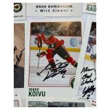 (10) Minnesota Wild Autographed Photo Lot w/ Mikko Koivu