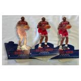 (3) Michael Jordan Upper Deck Standups